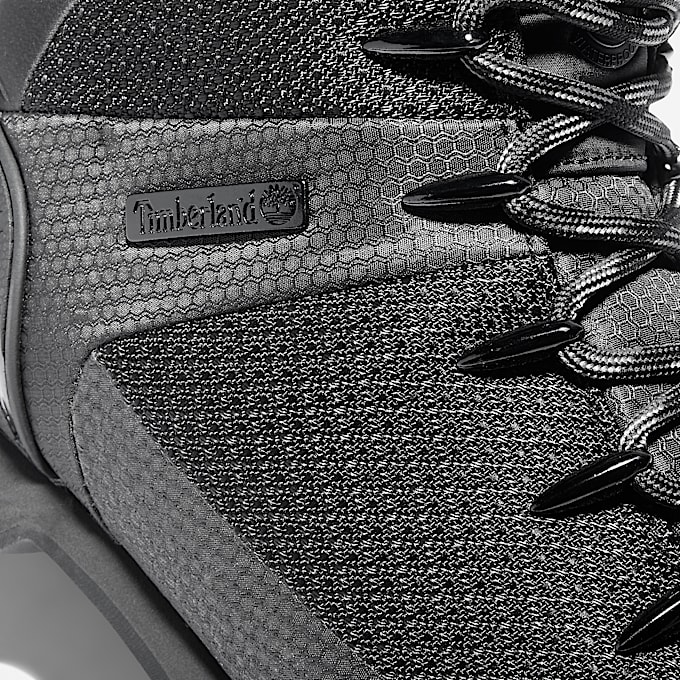 Euro Sprint Mid Waterproof Boot for Men in Black TBL Black ALT6