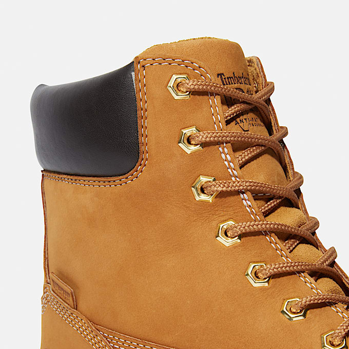 Timberland PRO Iconic Waterproof AlloyToe Work Boot for Men in Yellow TBL Yellow ALT7