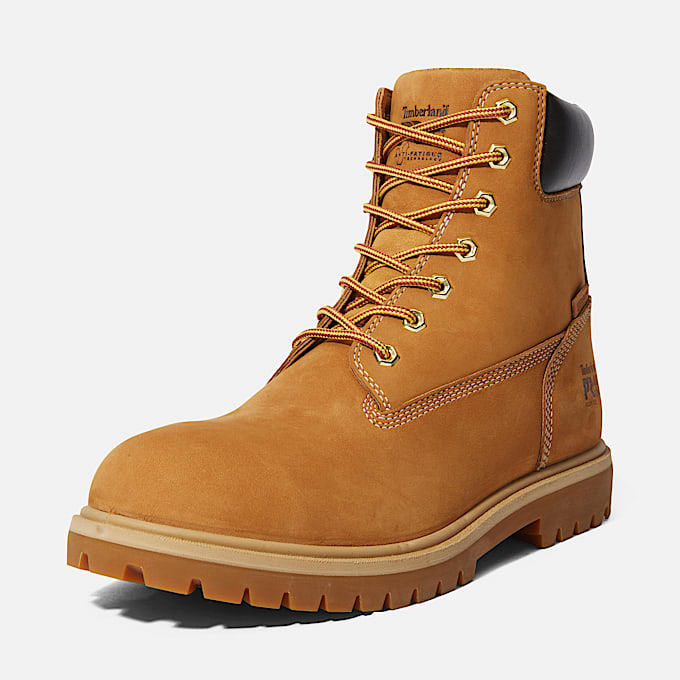 Wasserfester Timberland PRO® Iconic Work Boot mit Zehenkappe aus Metalllegierung für Herren in Gelb