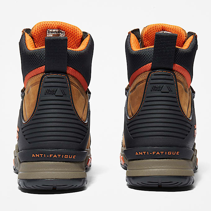 Hypercharge 6-Inch Waterproof Composite Toe Work Boot for Men in Brown