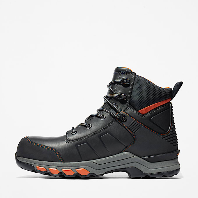 Wasserfester Timberland PRO Hypercharge 6Inch Work Boot mit Zehenschutz aus Verbundwerkstoff fr Herren in Schwarz TBL Schwarz ALT6