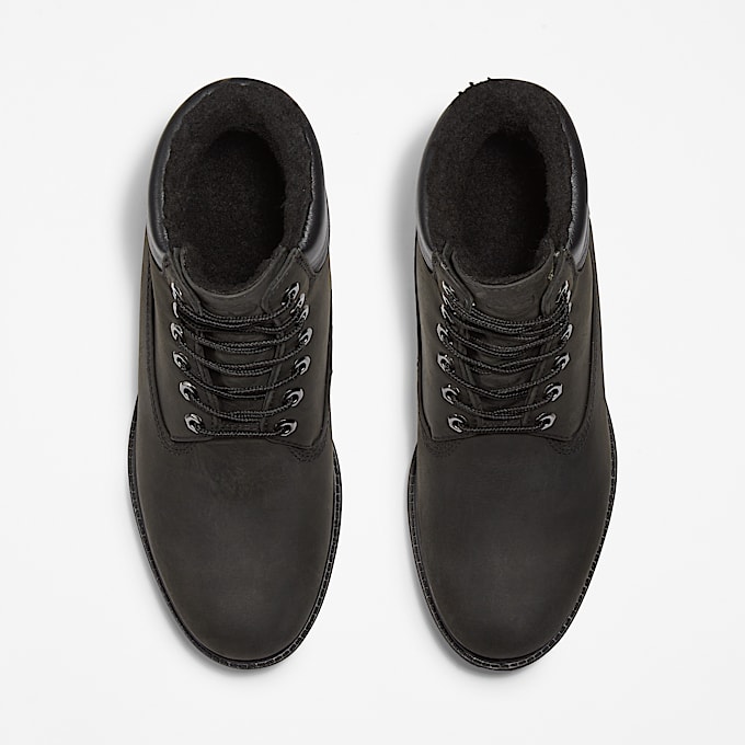 Wasserdichter Timberland Premium 6Inch Boot mit warmem Futter fr Herren in Schwarz TBL Schwarz ALT2