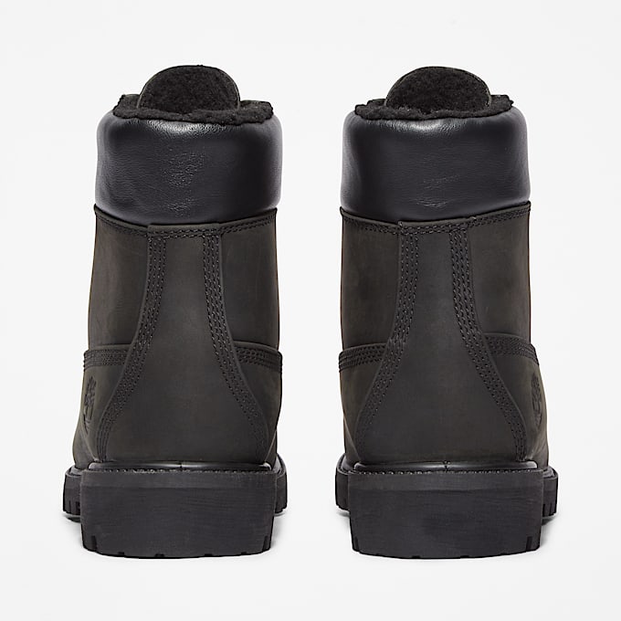 Wasserdichter Timberland Premium 6Inch Boot mit warmem Futter fr Herren in Schwarz TBL Schwarz ALT5