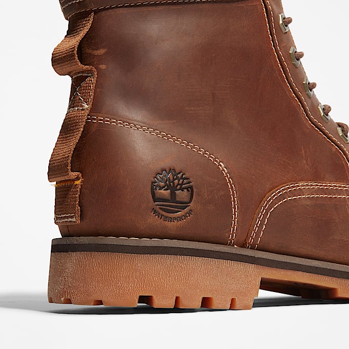 Rugged Waterproof Boot for Men in Light Brown