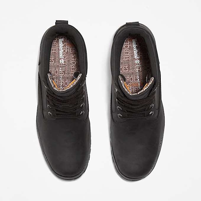 Rugged Waterproof Boot for Men in Black