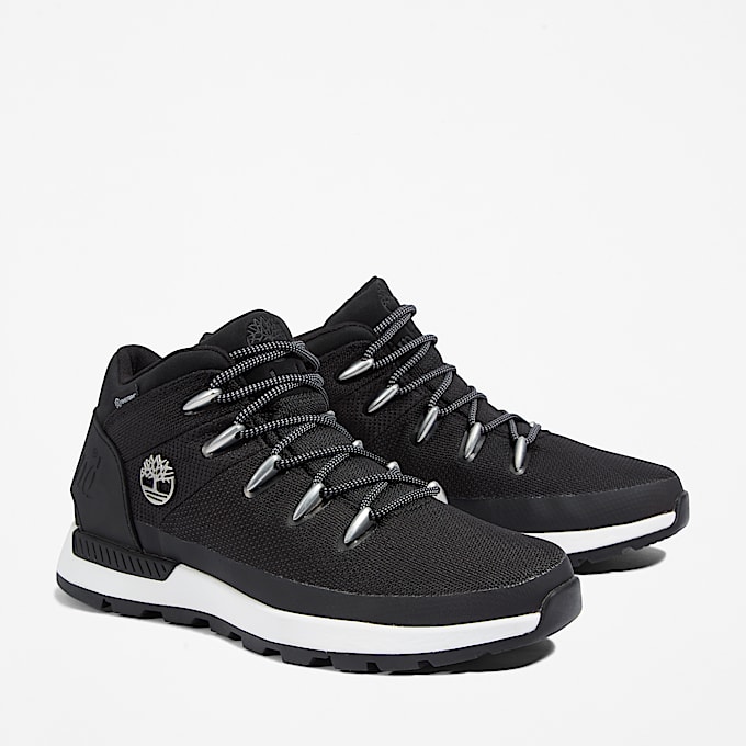 Wasserdichter halbhoher Sprint Trekker Sneaker fr Herren in Schwarz TBL Schwarz ALT4
