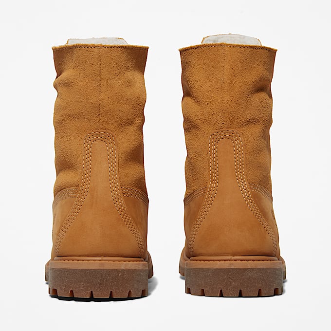 Wasserdichter Timberland RollTop Boot mit warmem Futter fr Damen in Gelb TBL Gelb ALT5