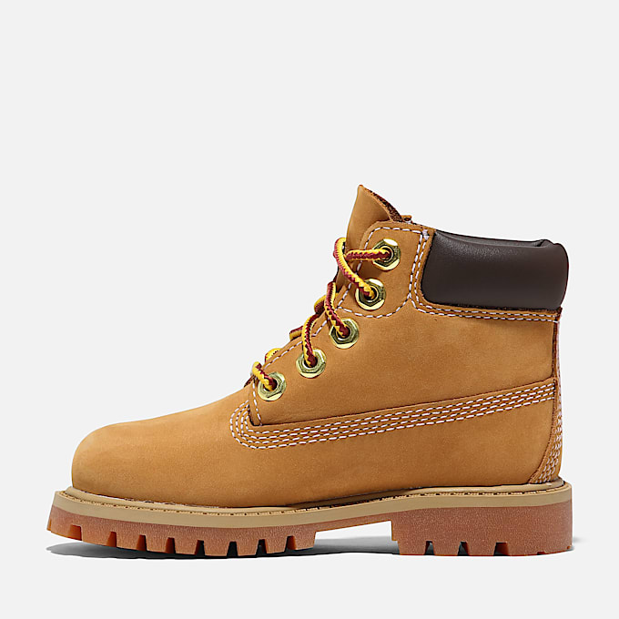 Timberland Premium 6Inch Waterproof Boot fr barn i gul TBL Gul ALT6