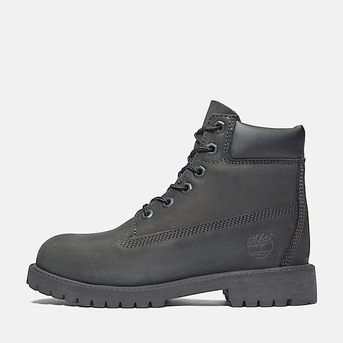 Timberland Premium 6Inch Waterproof Boot fr barn i svart TBL Svart ALT8
