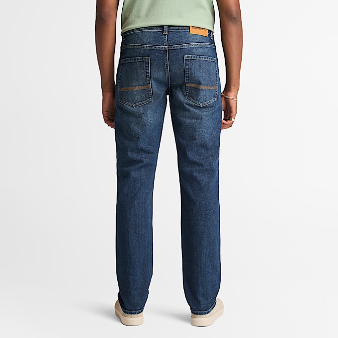 Schmale StretchJeans fr Herren in Blau TBL Blau ALT9