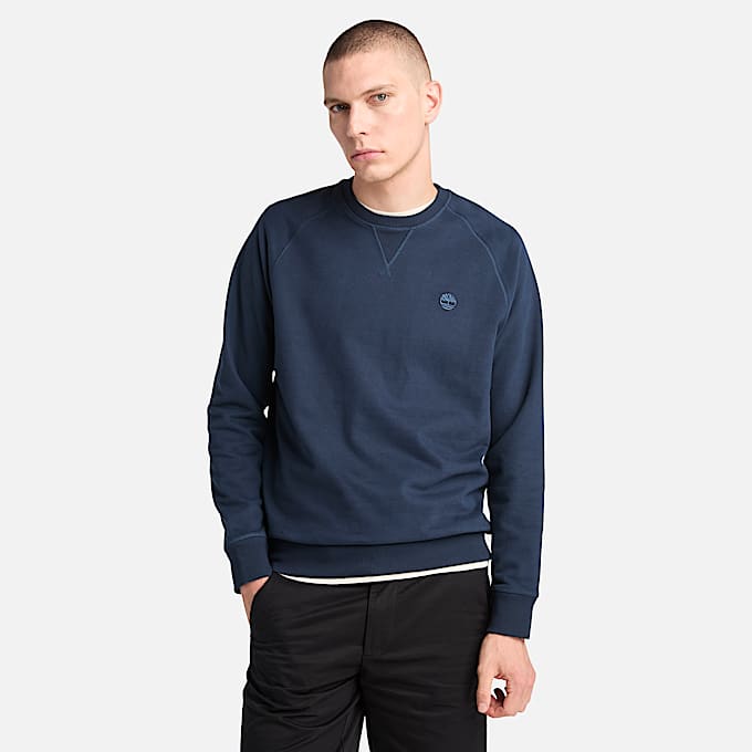 Sudadera de cuello redondo Exeter River para hombre en azul oscuro - 1