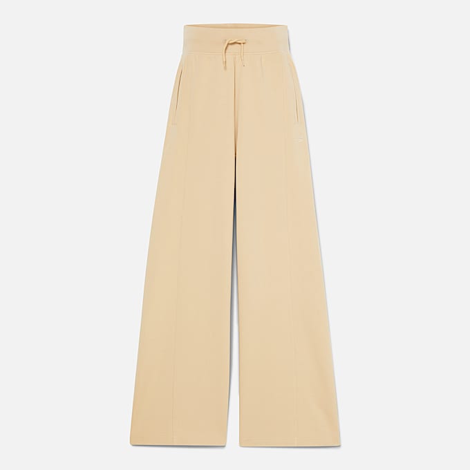Pantalon palazzo Lush pour femme en beige