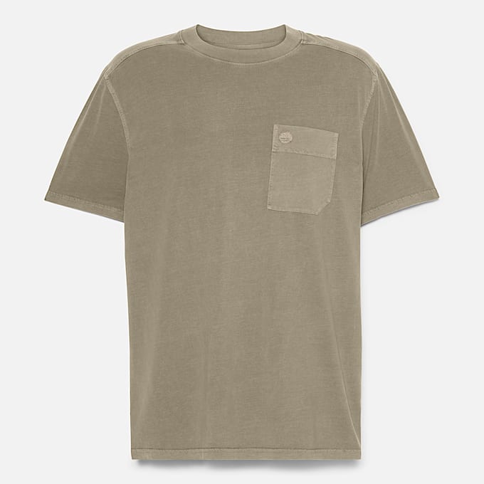 Merrymack River Garment Dye T-Shirt for Men in Green