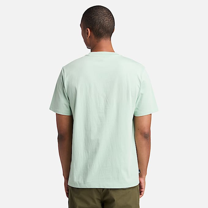 T-shirt à motif Seasonal Stack pour homme en vert