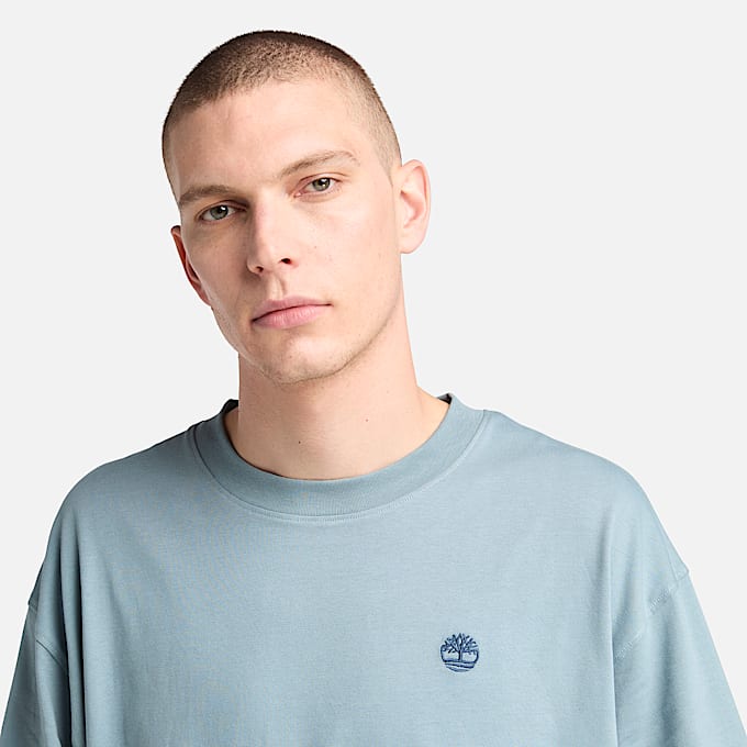 Dunstan River T-Shirt for Men in Light Blue