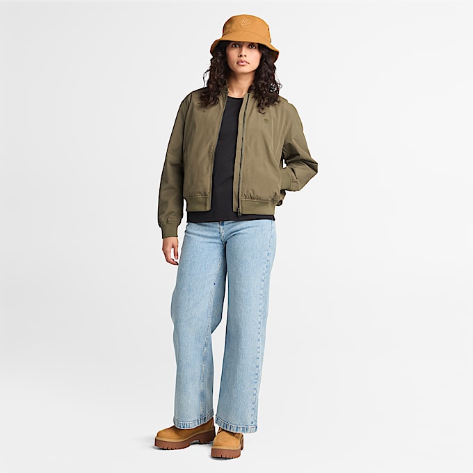 Utility Bomber for Women in Green