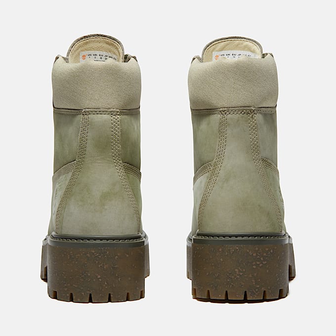 Stone Street 6-Inch Waterproof Platform Boot for Women in Light Green