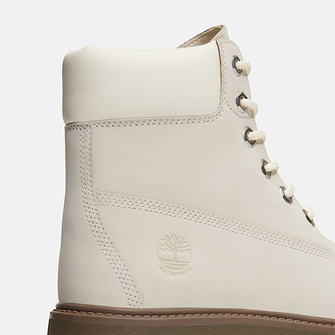 Stone Street 6 Inch waterproof boot met hak voor dames in grijs