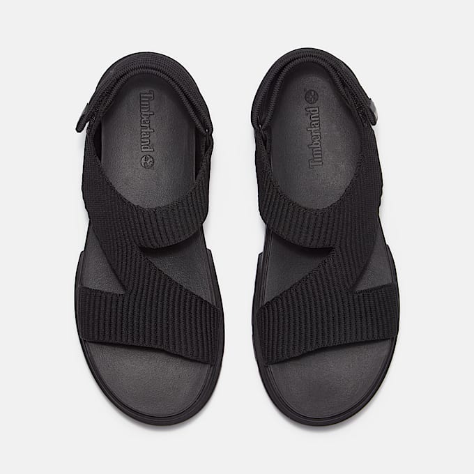 Sandalias con tira trasera Greyfield para mujer en negro