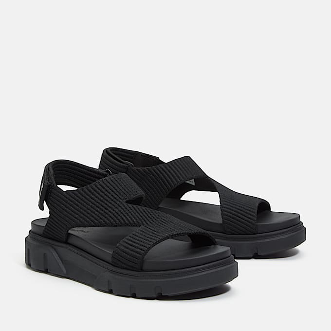 Sandalias con tira trasera Greyfield para mujer en negro