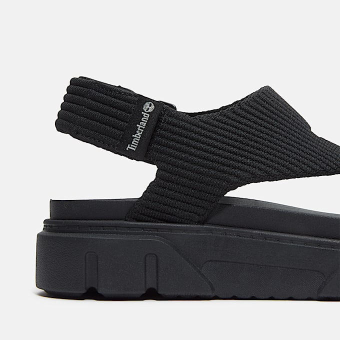 Sandalias con tira trasera Greyfield para mujer en negro