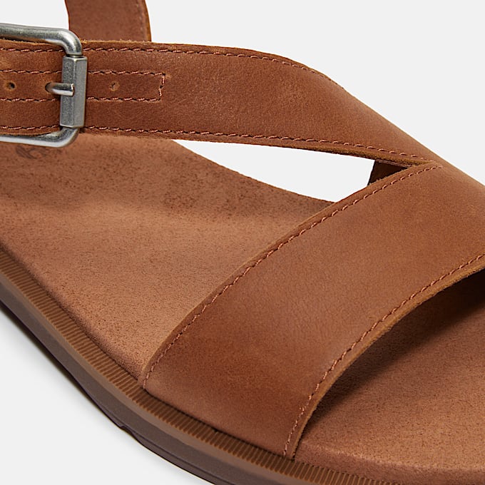 Sandalias con tira trasera Calista Bay para mujer en marrón