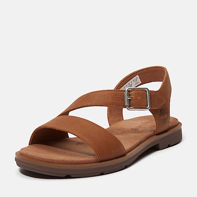 Sandalias con tira trasera Calista Bay para mujer en marrón