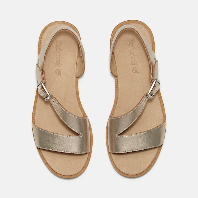 Sandália com Tira Traseira Calista Bay para Mulher em amarelo