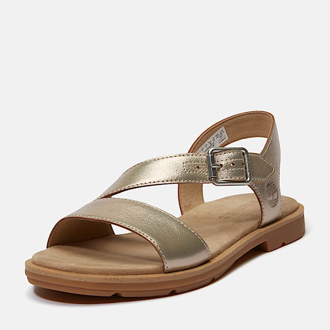 Sandália com Tira Traseira Calista Bay para Mulher em amarelo