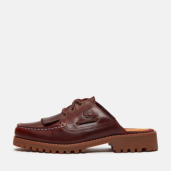 Timberland Authentic Mule for Women in Burgundy TBL Burgundy ALT8