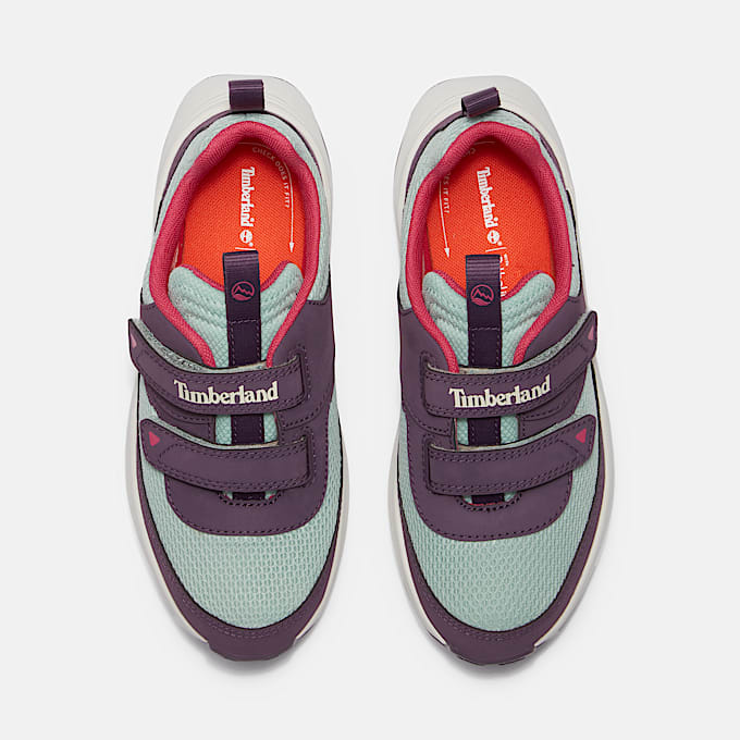 Motion Access Lage Sneaker met klittenbandsluiting voor kids in paars