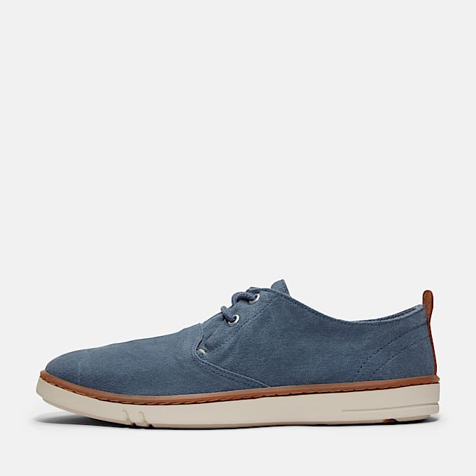 Hookset Lage Vetersneaker voor heren in donkerblauw