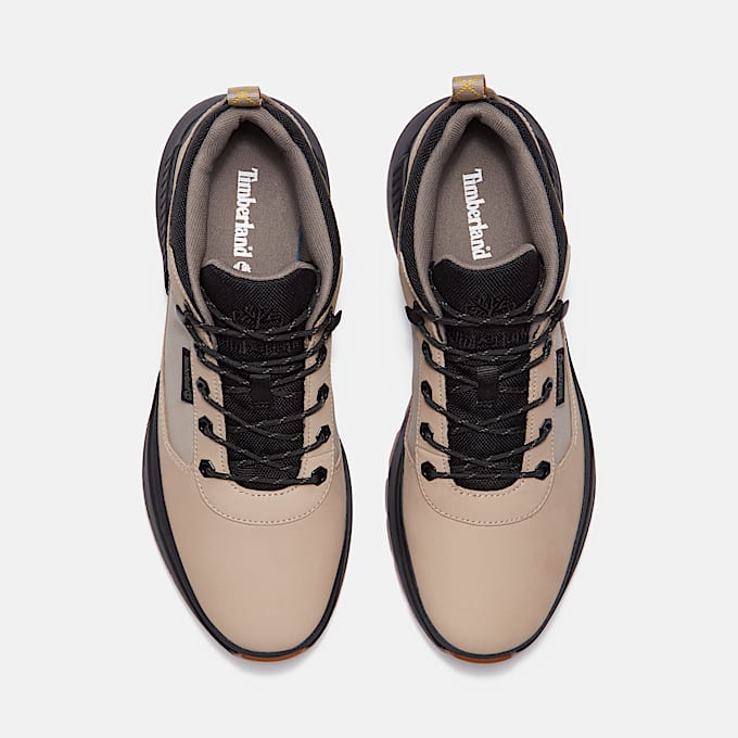 Field Trekker Lace-Up Trainer for Men in Beige