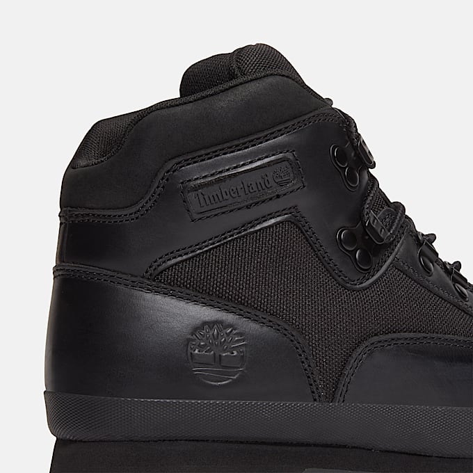 Euro Hiker Lederstiefel für Herren in Schwarz