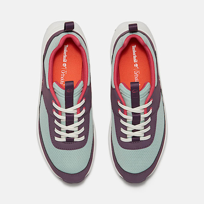 Basket basse à lacets Motion Access pour junior en violet foncé