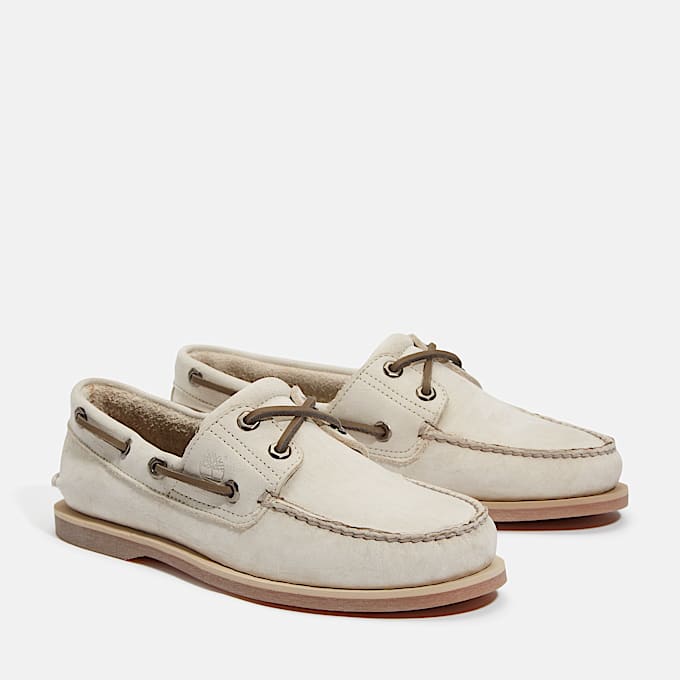 Classic Bootschoen voor heren in lichtgrijs