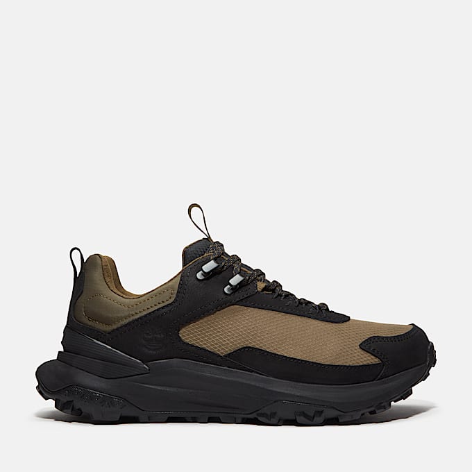 Motion Access Waterdichte Vetersneaker voor heren in zwart/groen - 1