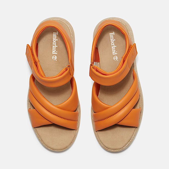 Belmar Waves Backstrap Sandal for Women in Orange