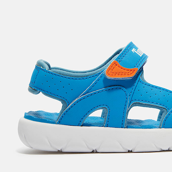 Perkins Row Sandaal met bandje aan de achterkant voor peuters en kleuters in blauw