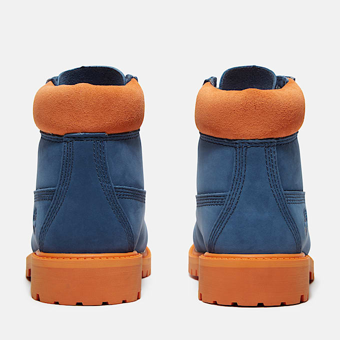 6-inch Boot imperméable Timberland® Premium pour tout-petit en bleu foncé