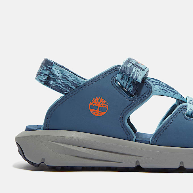 Motion Dune Sandaal met bandje aan de achterkant voor peuters en kleuters in blauw