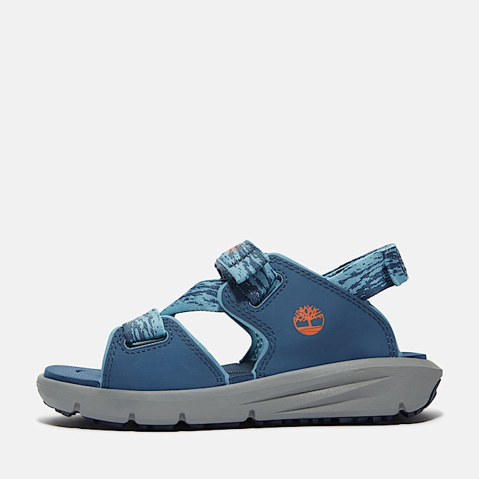 Motion Dune Sandaal met bandje aan de achterkant voor peuters en kleuters in blauw