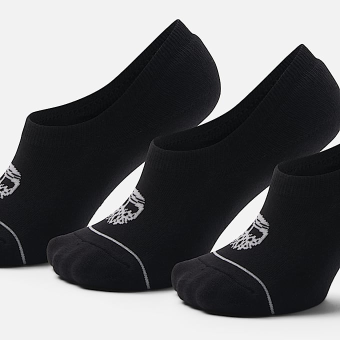 Bowden Sneakersocken im 3er-Pack in Schwarz