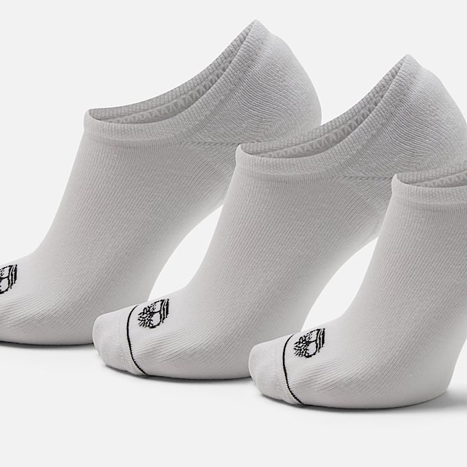 Bowden Sneakersocken im 3er-Pack in Weiß