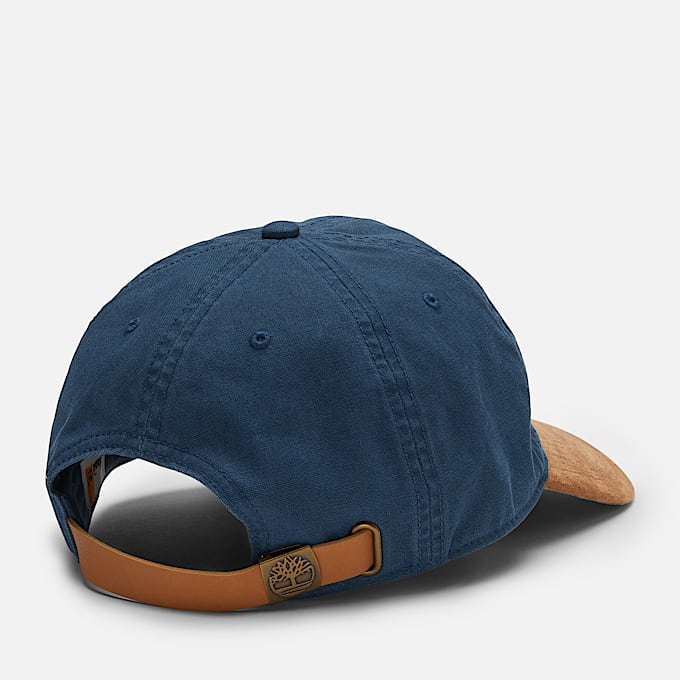Casquette de baseball à logo Zigzag en bleu foncé