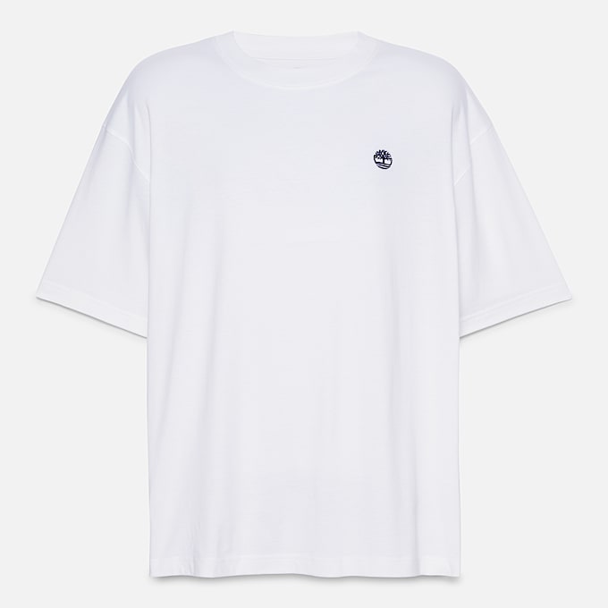 Dunstan River T-shirt met korte mouwen voor heren in wit