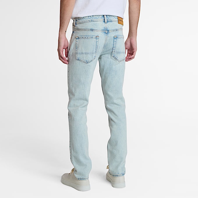 Schmal geschnittene Sandown Jeans für Herren in Grau