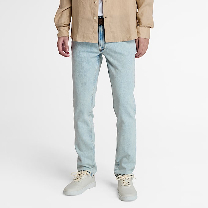 Schmal geschnittene Sandown Jeans für Herren in Grau