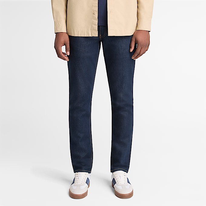 Sandown Slim Denim Trouser for Men in Dark Blue