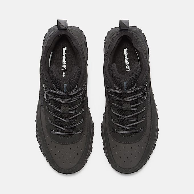 GreenStride Motion 6 Mid Trainer for Junior in Black TBL Black ALT2